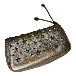 Jimmy Choo Filipa Zip Around Wallet, New W/ Box And Dust Bag, MSRP $950